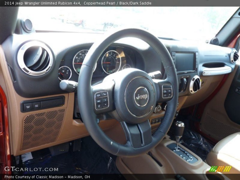 Copperhead Pearl / Black/Dark Saddle 2014 Jeep Wrangler Unlimited Rubicon 4x4