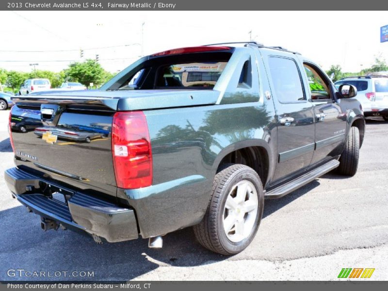Fairway Metallic / Ebony 2013 Chevrolet Avalanche LS 4x4