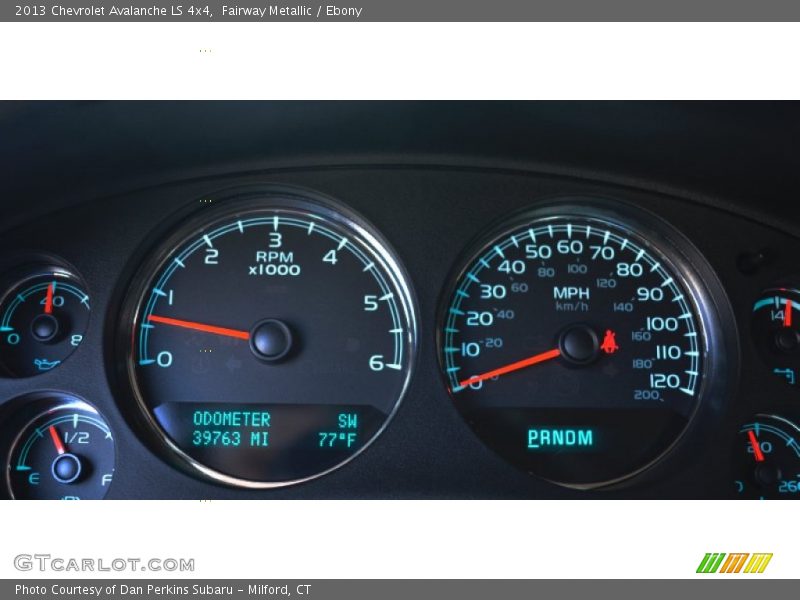 Fairway Metallic / Ebony 2013 Chevrolet Avalanche LS 4x4