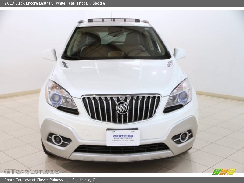 White Pearl Tricoat / Saddle 2013 Buick Encore Leather