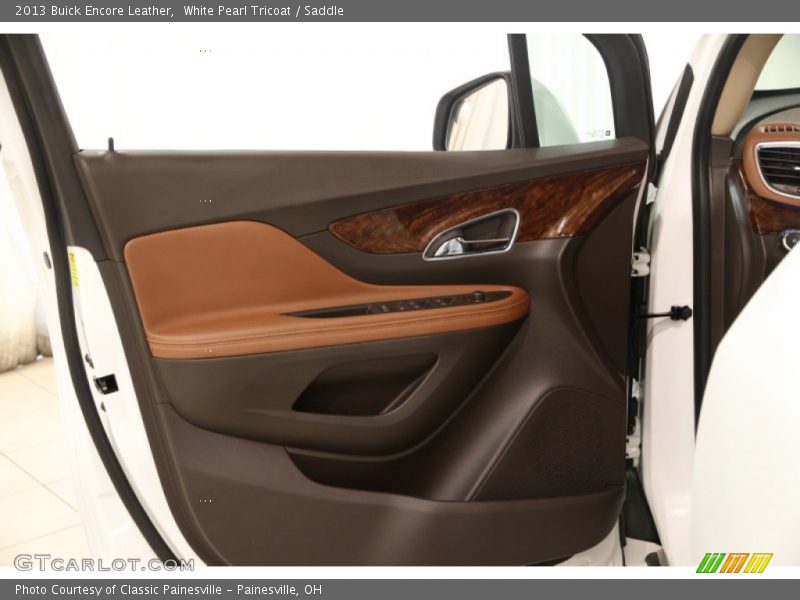 White Pearl Tricoat / Saddle 2013 Buick Encore Leather