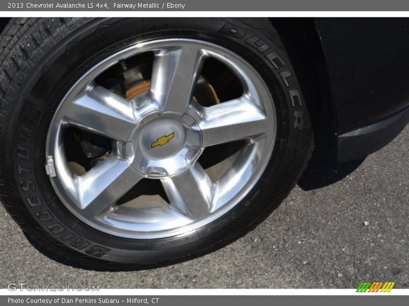Fairway Metallic / Ebony 2013 Chevrolet Avalanche LS 4x4