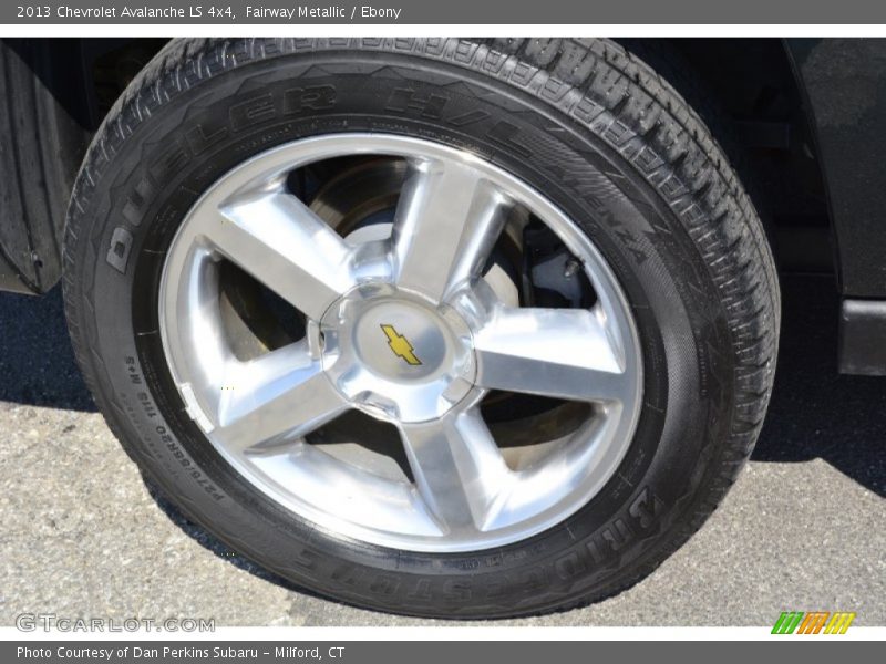 Fairway Metallic / Ebony 2013 Chevrolet Avalanche LS 4x4