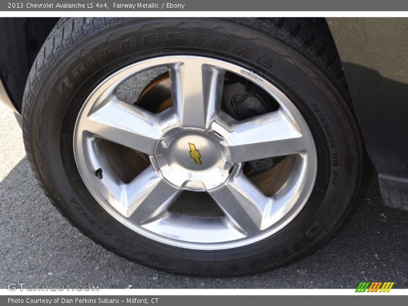 Fairway Metallic / Ebony 2013 Chevrolet Avalanche LS 4x4