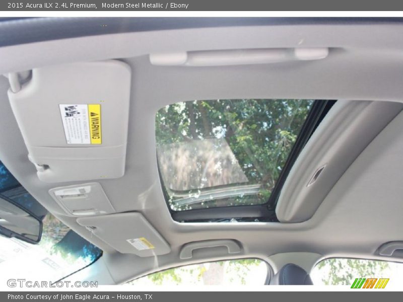 Sunroof of 2015 ILX 2.4L Premium
