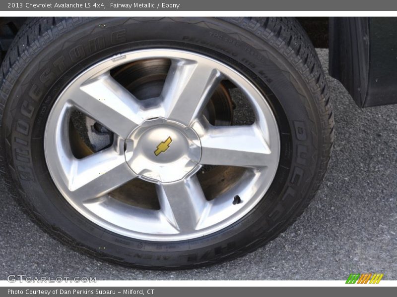 Fairway Metallic / Ebony 2013 Chevrolet Avalanche LS 4x4