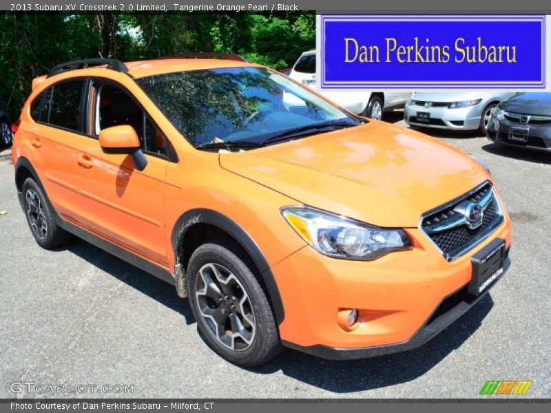 Tangerine Orange Pearl / Black 2013 Subaru XV Crosstrek 2.0 Limited