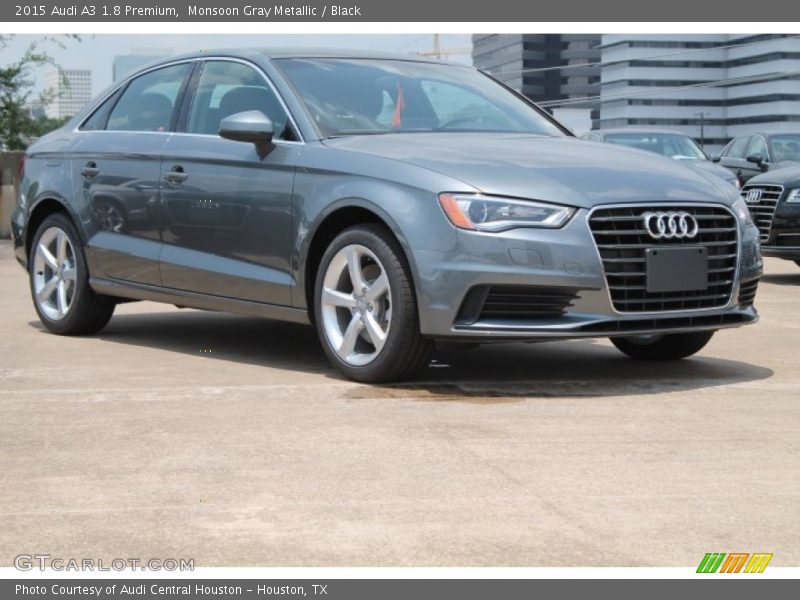 Monsoon Gray Metallic / Black 2015 Audi A3 1.8 Premium