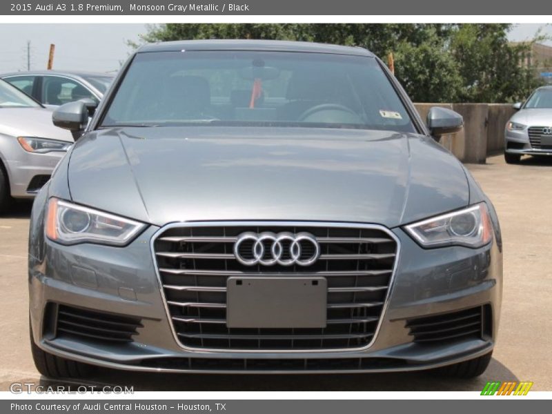 Monsoon Gray Metallic / Black 2015 Audi A3 1.8 Premium