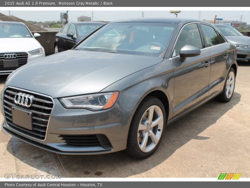 Monsoon Gray Metallic / Black 2015 Audi A3 1.8 Premium
