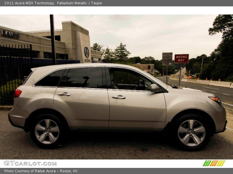 Palladium Metallic / Taupe 2011 Acura MDX Technology
