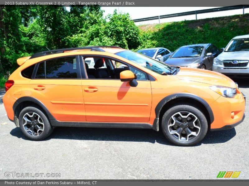 Tangerine Orange Pearl / Black 2013 Subaru XV Crosstrek 2.0 Limited