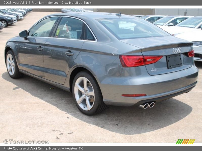 Monsoon Gray Metallic / Black 2015 Audi A3 1.8 Premium