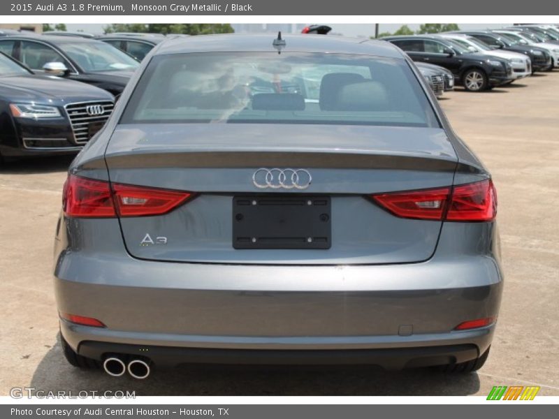 Monsoon Gray Metallic / Black 2015 Audi A3 1.8 Premium