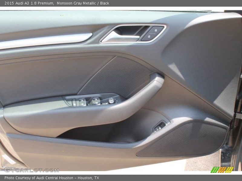 Monsoon Gray Metallic / Black 2015 Audi A3 1.8 Premium