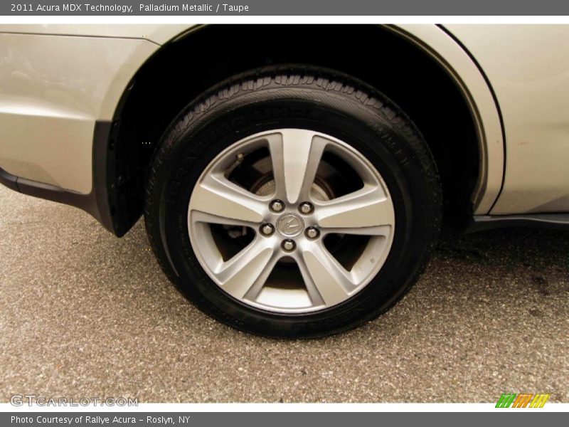 Palladium Metallic / Taupe 2011 Acura MDX Technology