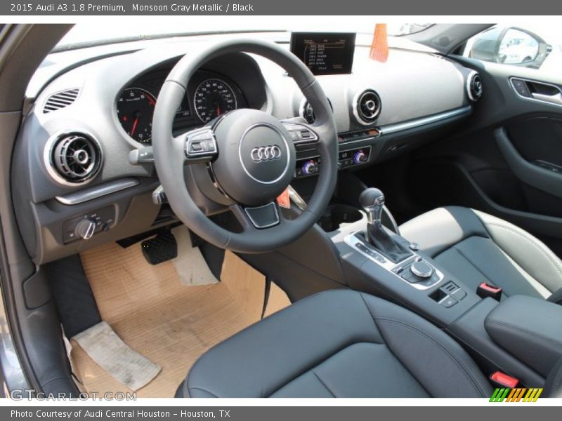 Monsoon Gray Metallic / Black 2015 Audi A3 1.8 Premium