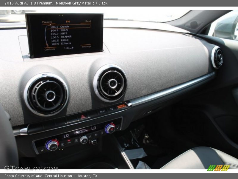 Monsoon Gray Metallic / Black 2015 Audi A3 1.8 Premium