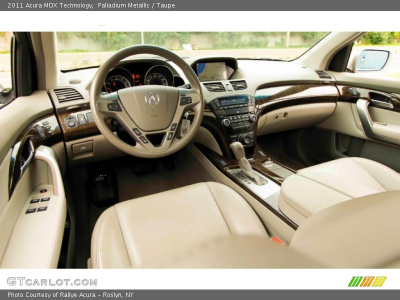 Palladium Metallic / Taupe 2011 Acura MDX Technology