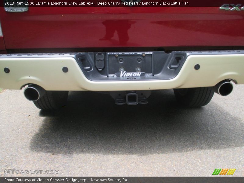 Deep Cherry Red Pearl / Longhorn Black/Cattle Tan 2013 Ram 1500 Laramie Longhorn Crew Cab 4x4