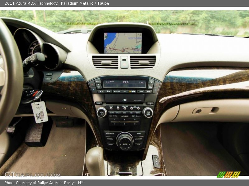 Palladium Metallic / Taupe 2011 Acura MDX Technology