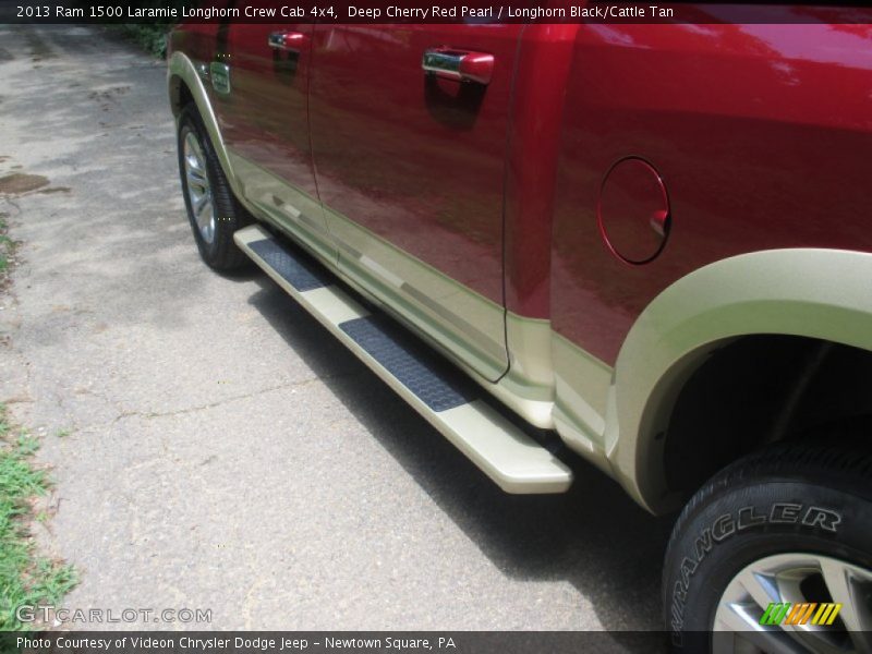 Deep Cherry Red Pearl / Longhorn Black/Cattle Tan 2013 Ram 1500 Laramie Longhorn Crew Cab 4x4