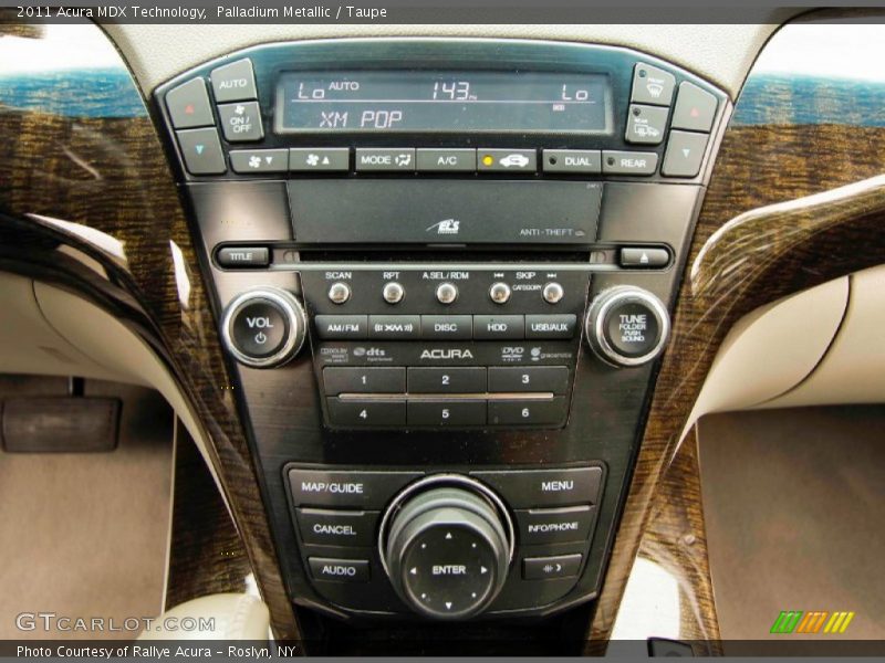 Palladium Metallic / Taupe 2011 Acura MDX Technology