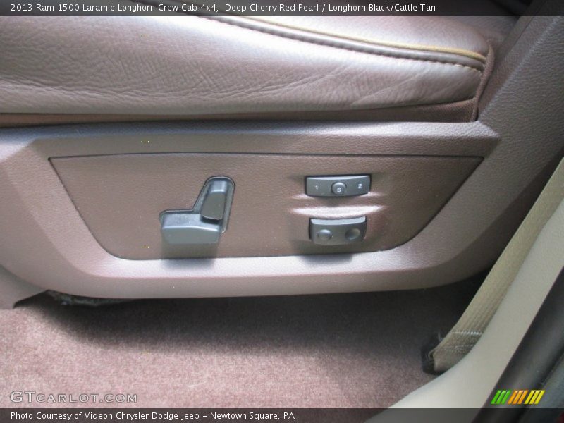 Deep Cherry Red Pearl / Longhorn Black/Cattle Tan 2013 Ram 1500 Laramie Longhorn Crew Cab 4x4