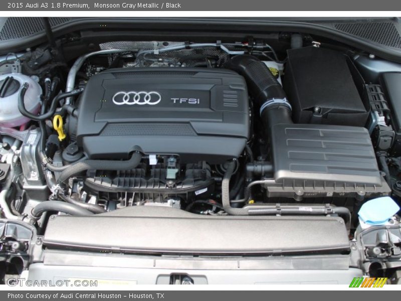 Monsoon Gray Metallic / Black 2015 Audi A3 1.8 Premium