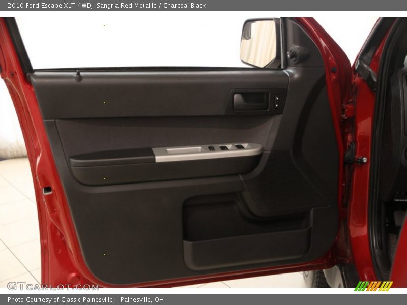 Sangria Red Metallic / Charcoal Black 2010 Ford Escape XLT 4WD