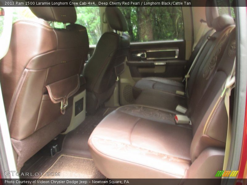Deep Cherry Red Pearl / Longhorn Black/Cattle Tan 2013 Ram 1500 Laramie Longhorn Crew Cab 4x4