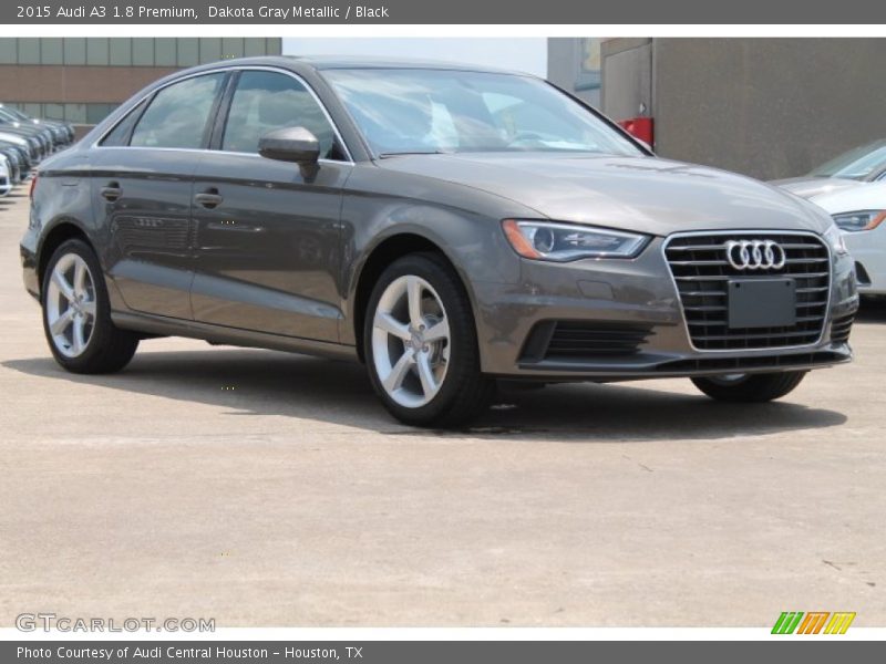 Dakota Gray Metallic / Black 2015 Audi A3 1.8 Premium