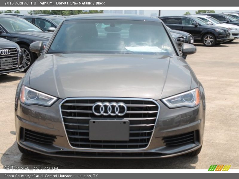 Dakota Gray Metallic / Black 2015 Audi A3 1.8 Premium