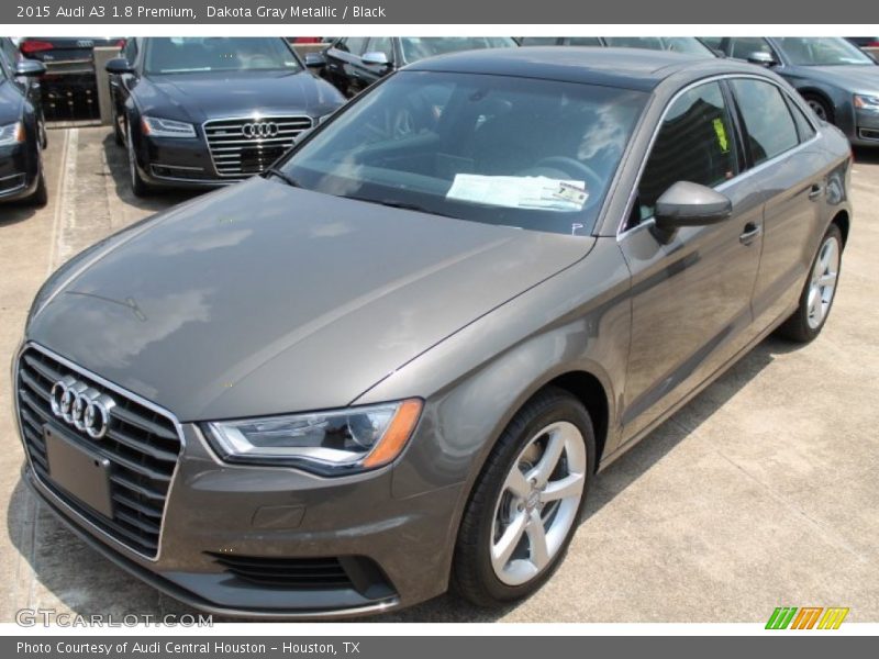Dakota Gray Metallic / Black 2015 Audi A3 1.8 Premium