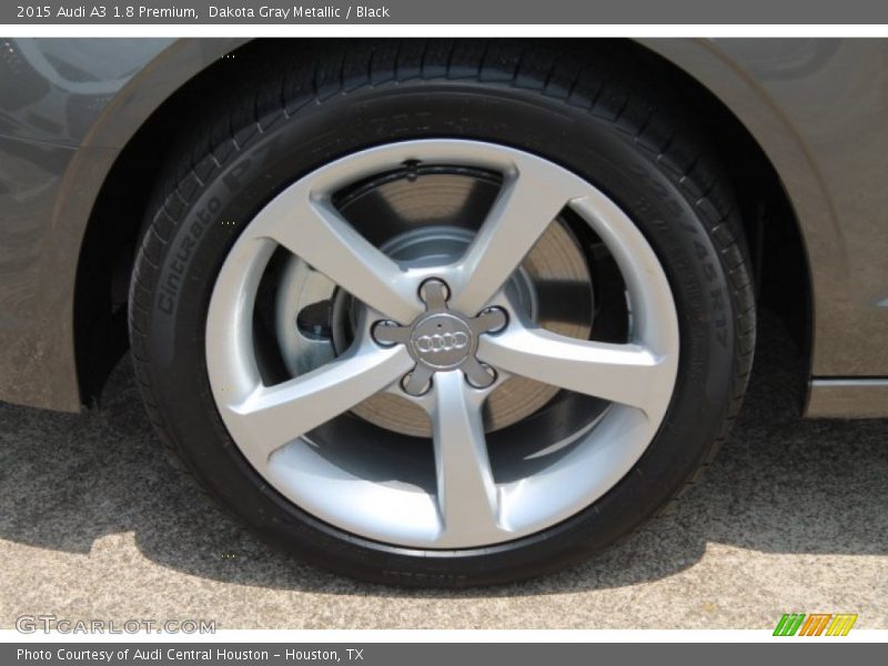 Dakota Gray Metallic / Black 2015 Audi A3 1.8 Premium