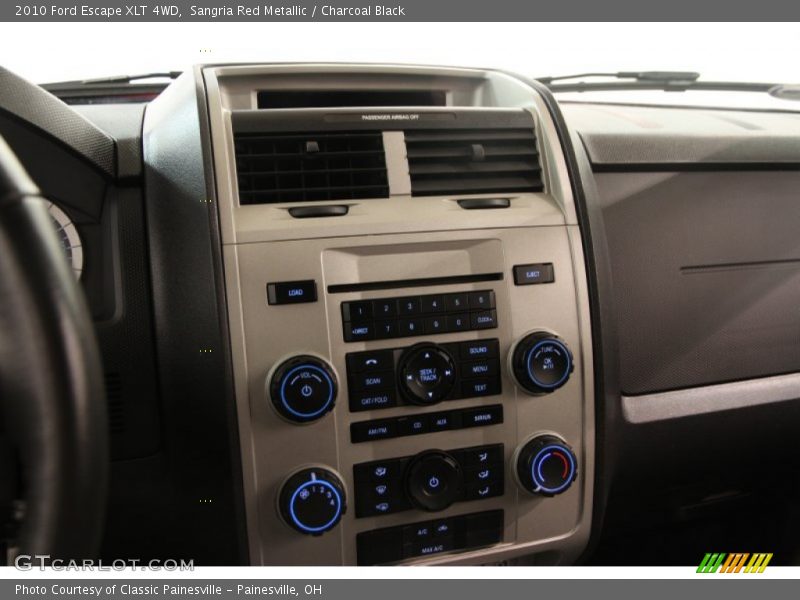 Sangria Red Metallic / Charcoal Black 2010 Ford Escape XLT 4WD
