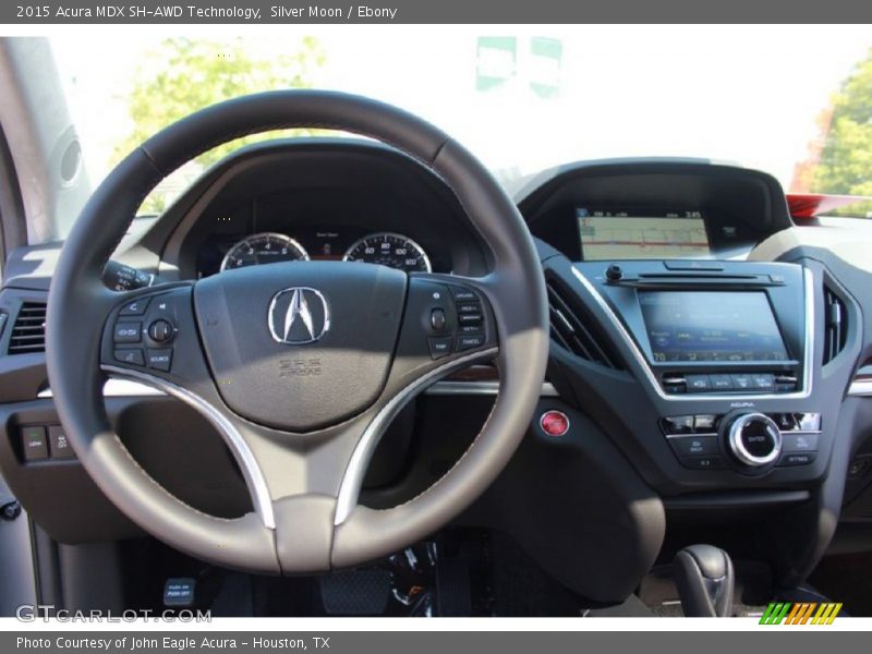 Silver Moon / Ebony 2015 Acura MDX SH-AWD Technology