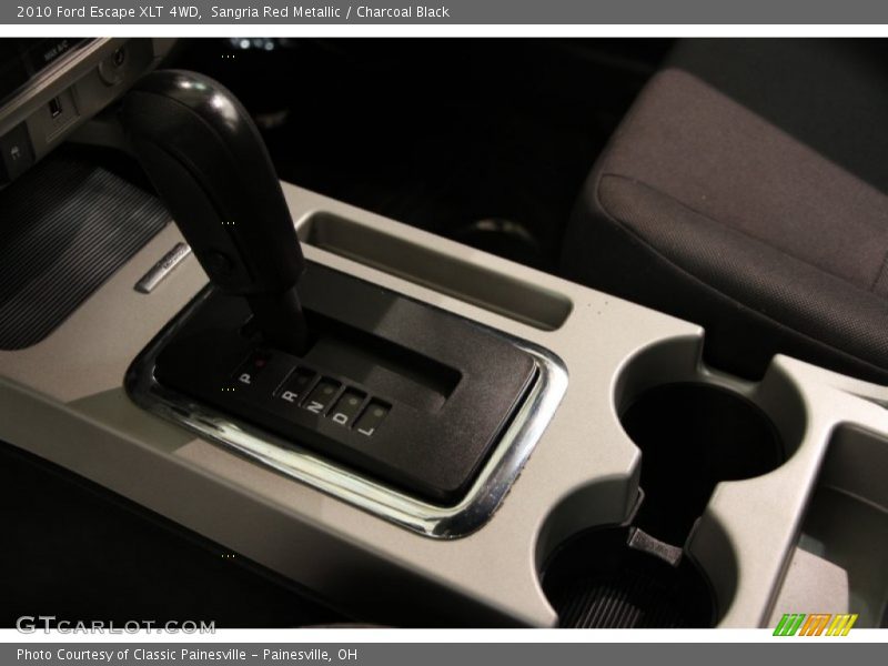 Sangria Red Metallic / Charcoal Black 2010 Ford Escape XLT 4WD