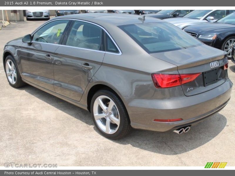 Dakota Gray Metallic / Black 2015 Audi A3 1.8 Premium