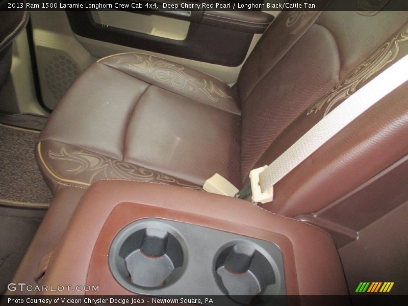 Deep Cherry Red Pearl / Longhorn Black/Cattle Tan 2013 Ram 1500 Laramie Longhorn Crew Cab 4x4