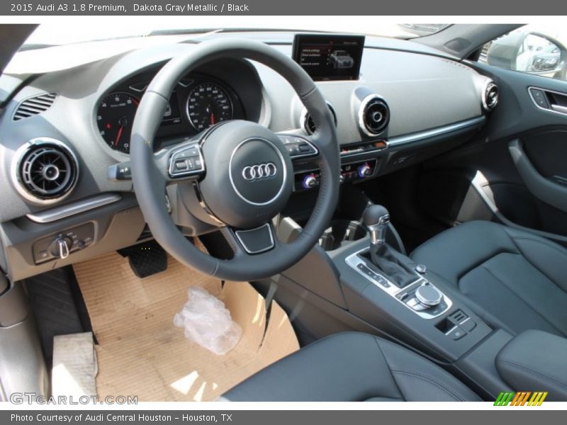 Dakota Gray Metallic / Black 2015 Audi A3 1.8 Premium