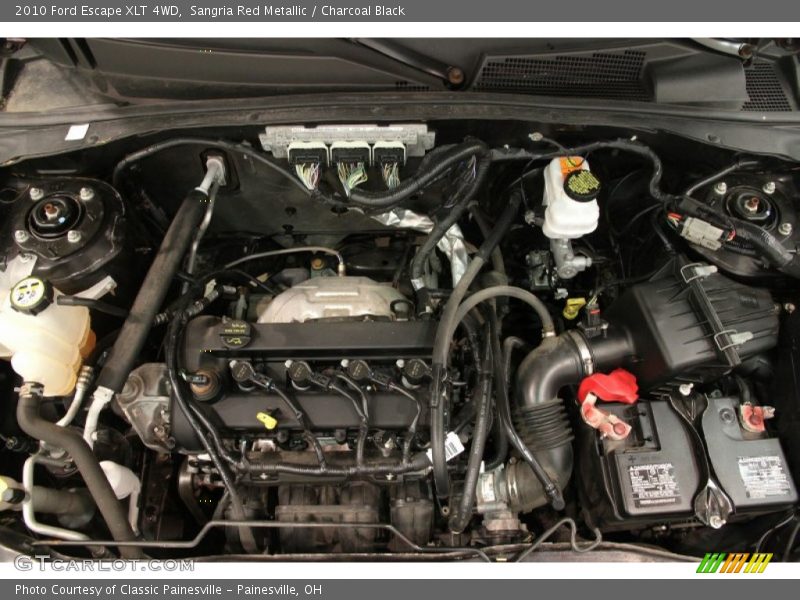 Sangria Red Metallic / Charcoal Black 2010 Ford Escape XLT 4WD