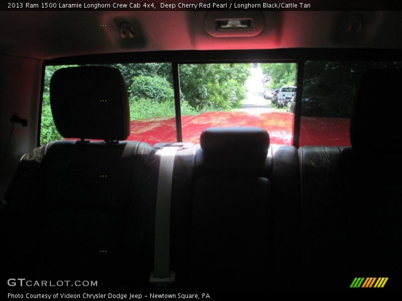 Deep Cherry Red Pearl / Longhorn Black/Cattle Tan 2013 Ram 1500 Laramie Longhorn Crew Cab 4x4