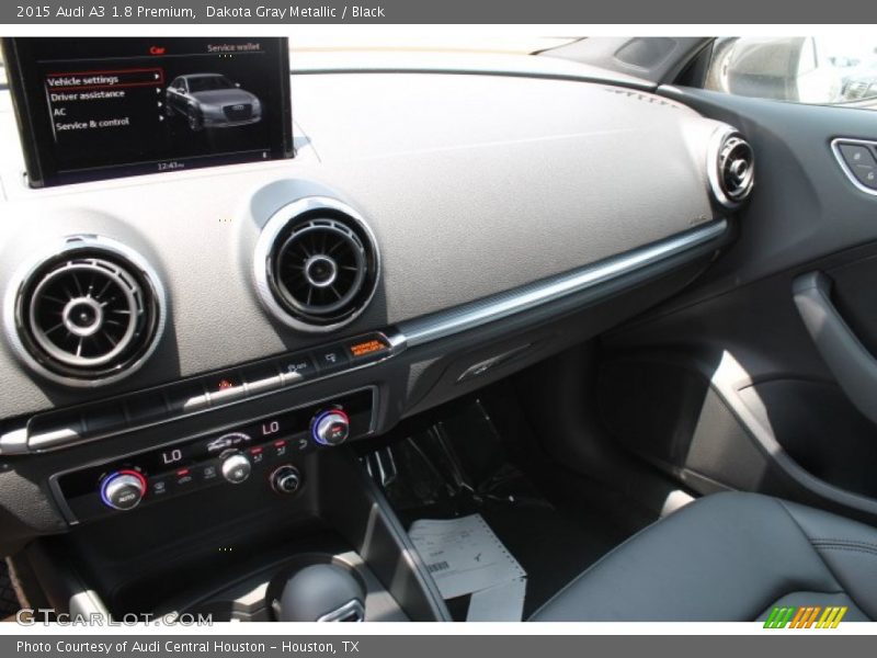 Dakota Gray Metallic / Black 2015 Audi A3 1.8 Premium
