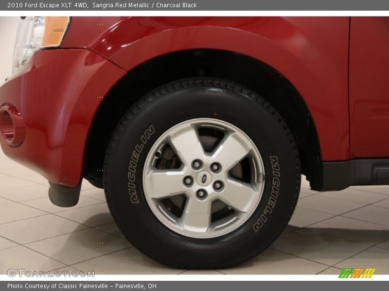 Sangria Red Metallic / Charcoal Black 2010 Ford Escape XLT 4WD