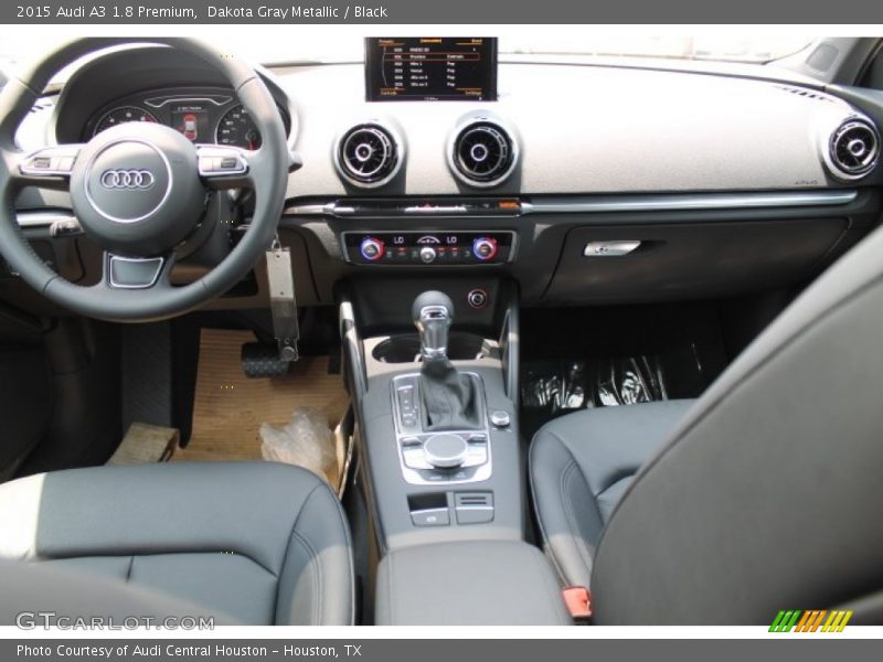 Dakota Gray Metallic / Black 2015 Audi A3 1.8 Premium