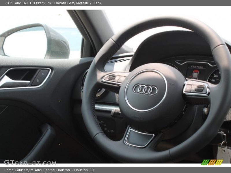 Dakota Gray Metallic / Black 2015 Audi A3 1.8 Premium