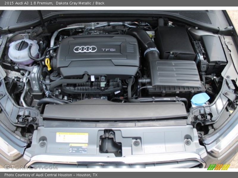 Dakota Gray Metallic / Black 2015 Audi A3 1.8 Premium