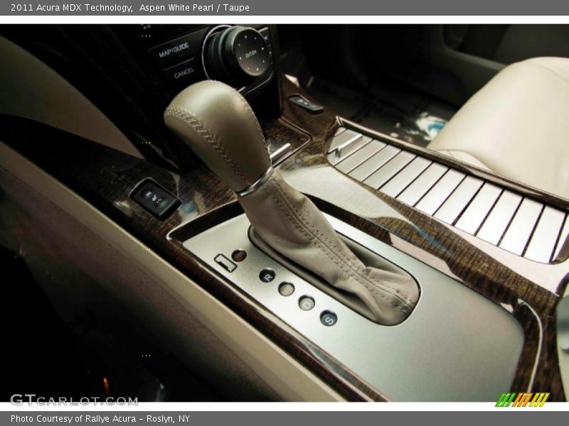Aspen White Pearl / Taupe 2011 Acura MDX Technology