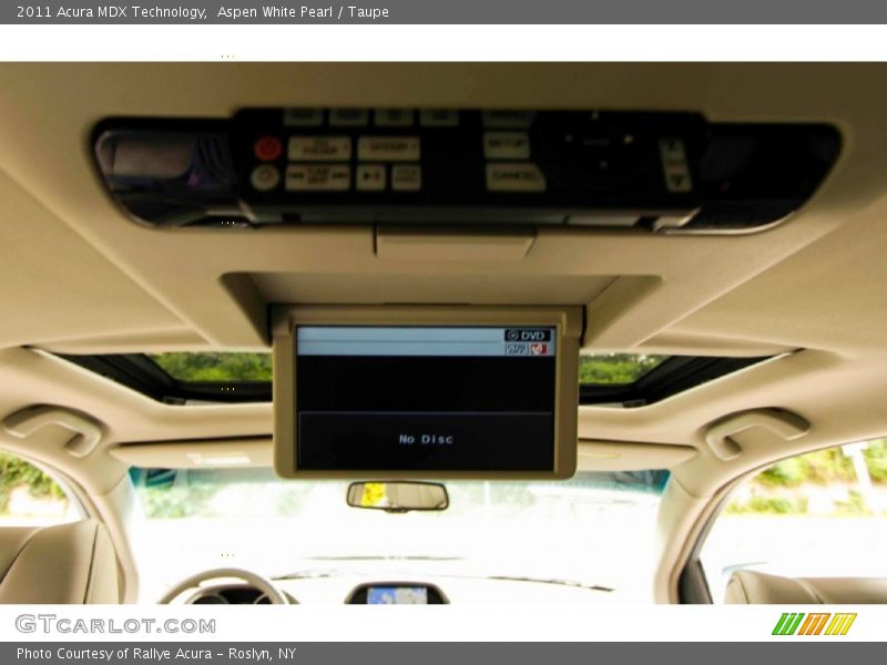 Aspen White Pearl / Taupe 2011 Acura MDX Technology